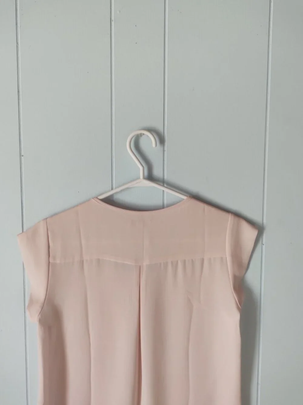 Reitmans Light Pink R Essentials Cap Cleeve Blouse With Pocket - Picture 4 of 8